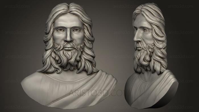 Busts and bas-reliefs of famous people (BUSTC_0285) 3D model for CNC machine